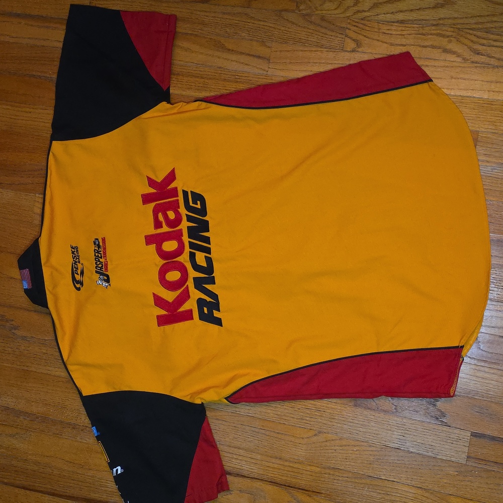Vintage Sterling Marlin Kodak Racing Nascar Pit Crew Shirt Size L - Like New! - Picture 7 of 11